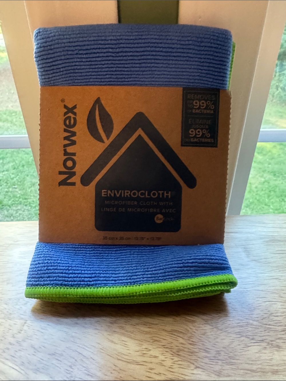 Norwex EnviroCloth - Blue with Green Trim